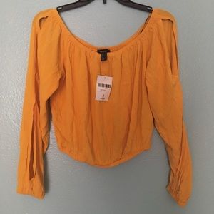 ✨Brand New Forever 21 Long Sleeved Crop Top